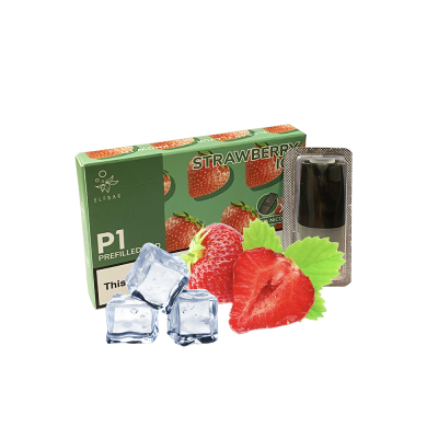 Картридж Elf Bar P1 Strawberry Ice (Клубника Айс)