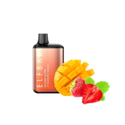 Elf Bar ULTRA BС5000 Strawberry Mango (Полуниця Манго) Одноразовий POD