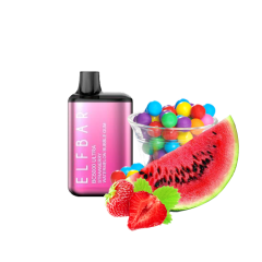 Elf Bar ULTRA BС5000 Strawberry Watermelon Bubble Gum (Клубника Арбуз Бабл-Гам) Одноразовый POD