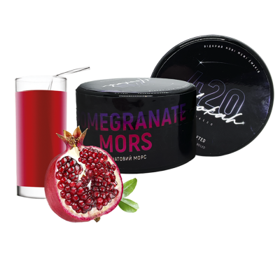 Тютюн 420 Pomegranate Mors (Гранатовий морс, 40 г)