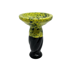 Глиняна чаша GrynBowls Spawn Black Yellow (чорний з жовтим)