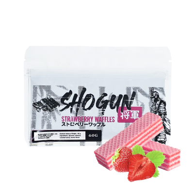 Табак Shogun strawberry waffles (Клубничные Вафли, 60 г)