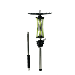 Кальян Trumpet Hookah Rider Green Neon (зелений, базовий комплект)