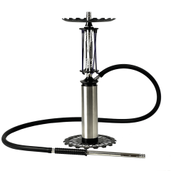 Кальян Trumpet Hookah Rider Still Black White (чорно-білий, повний комплект)