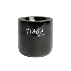 Глиняна чаша Tiaga Hookah Black (Чорний)