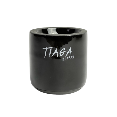 Глиняна чаша Tiaga Hookah Black (Чорний)