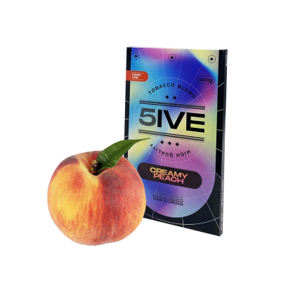 Тютюн 5ive hard line Creamy peach (Вершковий персик, 100 г)