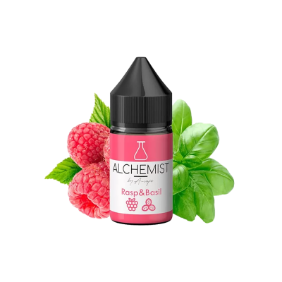 Рідина Alchemist Salt Rasp&Basil (Малина Базилік, 50 мг, 30 мл)