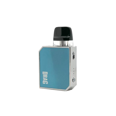 Voopoo Drag Nano 2 800 Powder Blue (Бирюзовый, с картриджем) Многоразовый POD