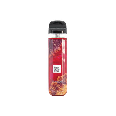Smok Novo 2X Pod Kit 800 Red Stabilizing Wood (Червоний, з картриджем) Багаторазовий POD