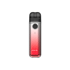 Smok Novo 4 Mini 900 Silver Red Cobra (Серебристо-Красный, с картриджем) Многоразовый POD