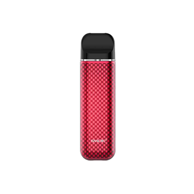 Smok Novo 3 800 Red Carbon Fiber (Червоний карбон, з картриджем) Багаторазовий POD