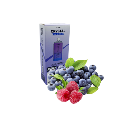 The Crystal Pro Max 10000 Blueberry Sour Raspberry (Черника Кислая Малина) Одноразовый POD