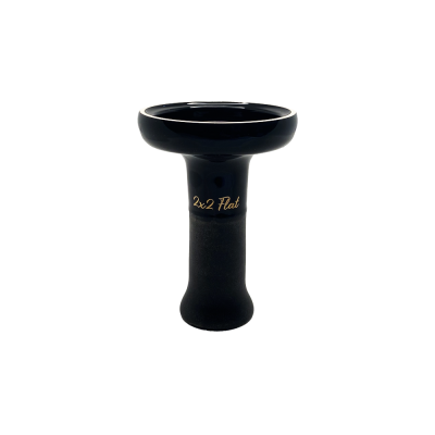 Чаша 2x2Hookah Flat New Black (Чорний)