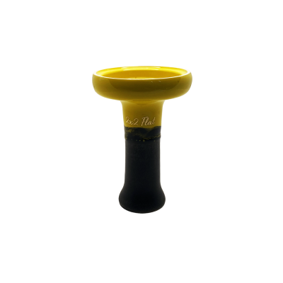Чаша 2x2Hookah Flat New Yellow (Жовтий)