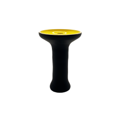 Чаша 2x2Hookah Medium Black yellow matt (Жёлтый, Чёрный)