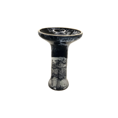 Чаша 2x2Hookah Medium black white mramor (Білий, Чорний)