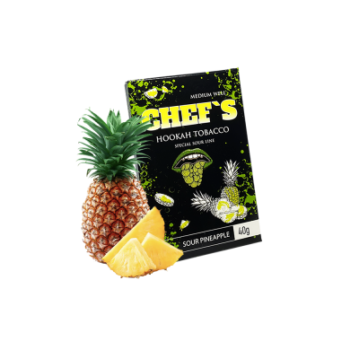 Тютюн Chefs Sour Pineapple (Кислий Ананас, 40 г)