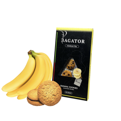 Кальянная чайная смесь Bagator Hookah Tea Banana Cookies (Банановое Печенье, 50 г)