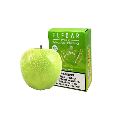 Elf Bar Pi9000 Green Apple (Зеленое яблоко) Одноразовый POD 20276 Elf Bar Pi9000 Green Apple (Зеленое яблоко) Одноразовый POD