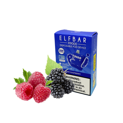 Elf Bar Pi9000 Berry raspberry (Малина Єжевика) Одноразовий POD