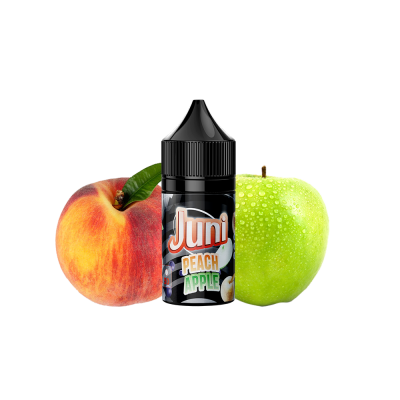 Жидкость Juni Silver Ice Peach Apple (Персик Яблоко, 50 мг, 30 мл)
