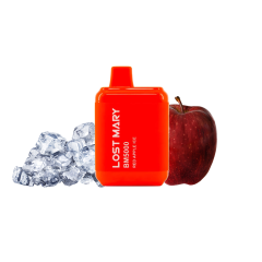 Lost Mary BM5000 Red apple ice (Красное Яблоко Лёд) Одноразовый POD