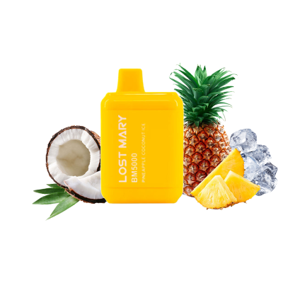 Lost Mary BM5000 Pineapple coconut ice (Ананас Кокос Лёд) Одноразовый POD