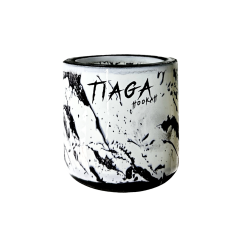 Глиняна чаша Tiaga Hookah White hurricane (Білий, Чорний)
