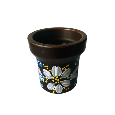 Глиняна чаша GrynBowls Accent Ornament Blue (Синій орнамент)