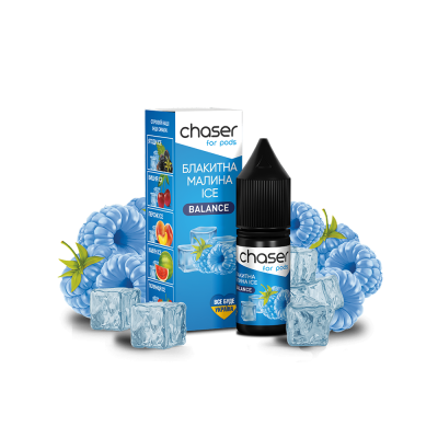 Рідина Chaser Blue Raspberry Ice Balance (Блакитна Малина Лід, 50 мг, 10 мл)