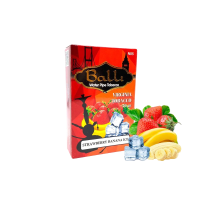 Тютюн Balli Strawberry banana ice (Полуниця Банан Лід, 50 г)