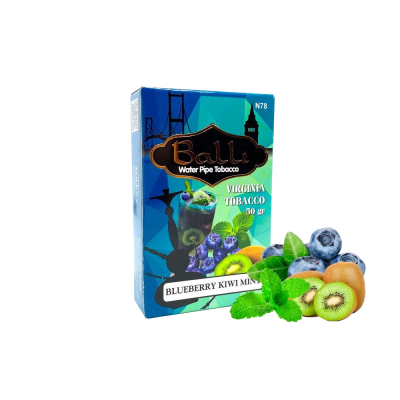 Тютюн Balli Blueberry kiwi mint (Чорниця Ківі М'ята, 50 г)