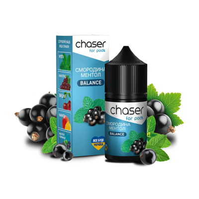Рідина Chaser Black Currant Menthol Ultra (Смородина Ментол, 50 мг, 30 мл)