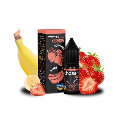 Рідина Chaser Mix Strawberry Banana Balance (Полуниця Банан, 50 мг, 10 мл)