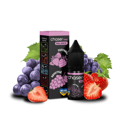 Рідина Chaser Mix Strawberry Grape Balance (Полуниця Виноград, 50 мг, 10 мл)