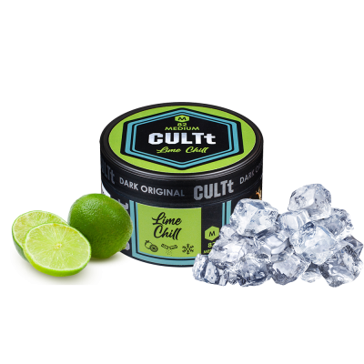 Табак CULTt Medium M82 Lime Chill (Лайм Лёд, 100 г)