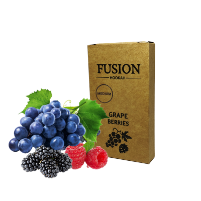 Тютюн Fusion Medium Grape Berries (Виноград Ягоди, 100 г)