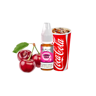 Жидкость Elfliq Cherry cola (Вишнёвая кола, 50 мг, 10 мл)