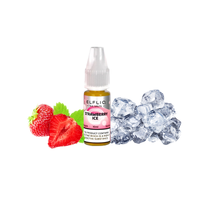 Рідина Elfliq Strawberry ice (Полуниця Льод, 50 мг, 10 мл)