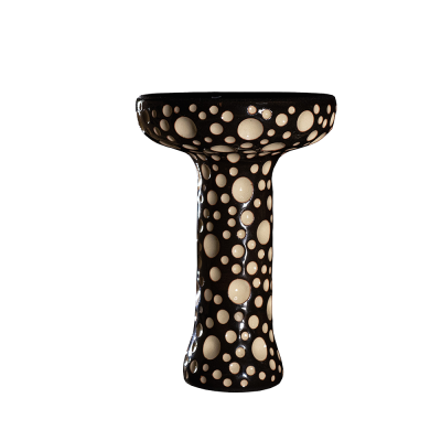 Глиняна чаша Etna Phunnel Dot Black (Чорний)