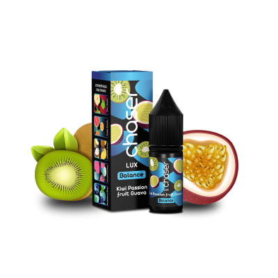 Жидкость Chaser Lux Kiwi Passion Fruit Guava Balance (Киви Маракуйя Гуава, 65 мг, 11 мл)