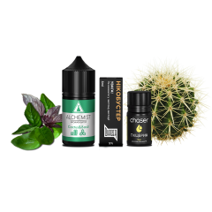 Набір для самозамішування Alchemist Salt Cactus&Basil (Кактус Базилік, 50 мг, 30 мл)