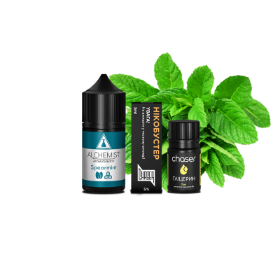 Набор для самозамеса Alchemist Salt Spearmint (Мята, 50 мг, 30 мл)