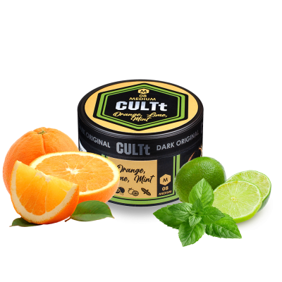 Тютюн CULTt Medium M08 Orange Lime Mint (Апельсин Лайм М'ята, 100 г)