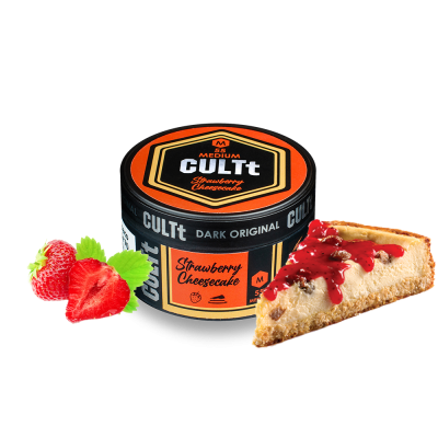 Тютюн CULTt Medium M55 Strawberry Cheesecake (Полуничний Чізкейк, 100 г)