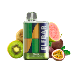 Elf Bar TE6000 color Kiwi Passion Fruit Guava (Киви Маракуйя Гуава) Одноразовый POD