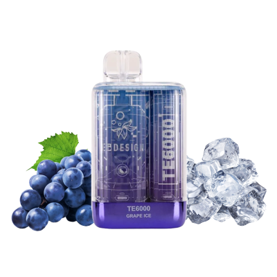 Elf Bar TE6000 Grape Ice (Виноград Льод) Одноразовий POD