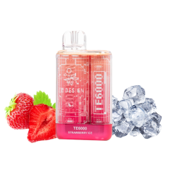 Elf Bar TE6000 Strawberry Ice (Клубника Лёд) Одноразовый POD