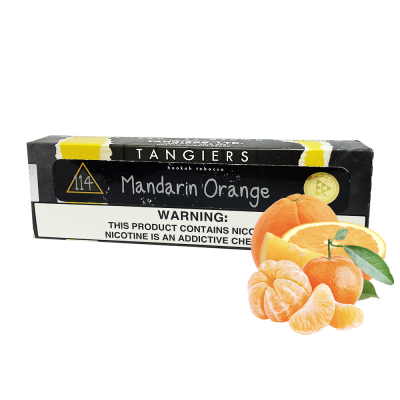 Тютюн Tangiers Noir №114 Mandarin Orange (Мандарин Апельсин, 250 г) Чорна упаковка